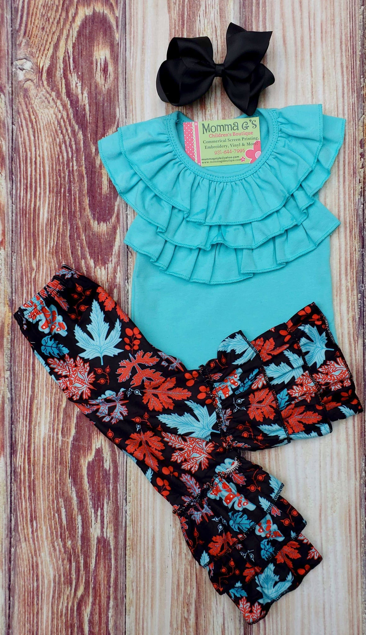 Mint Leaf - Momma G's Children's Boutique, Screen Printing, Embroidery & More