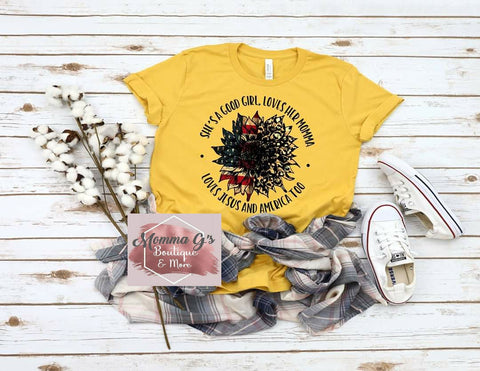 Loves her Momma T-shirt - Momma G's Children's Boutique, Screen Printing, Embroidery & More