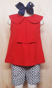 Red White and Blue Sailor Set - Momma G's Children's Boutique, Screen Printing, Embroidery & More