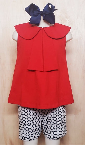Red White and Blue Sailor Set - Momma G's Children's Boutique, Screen Printing, Embroidery & More