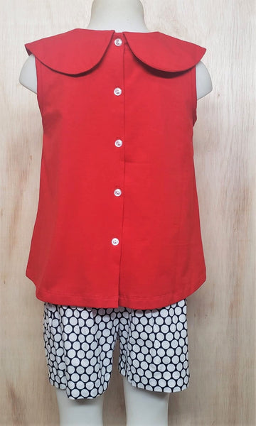 Red White and Blue Sailor Set - Momma G's Children's Boutique, Screen Printing, Embroidery & More