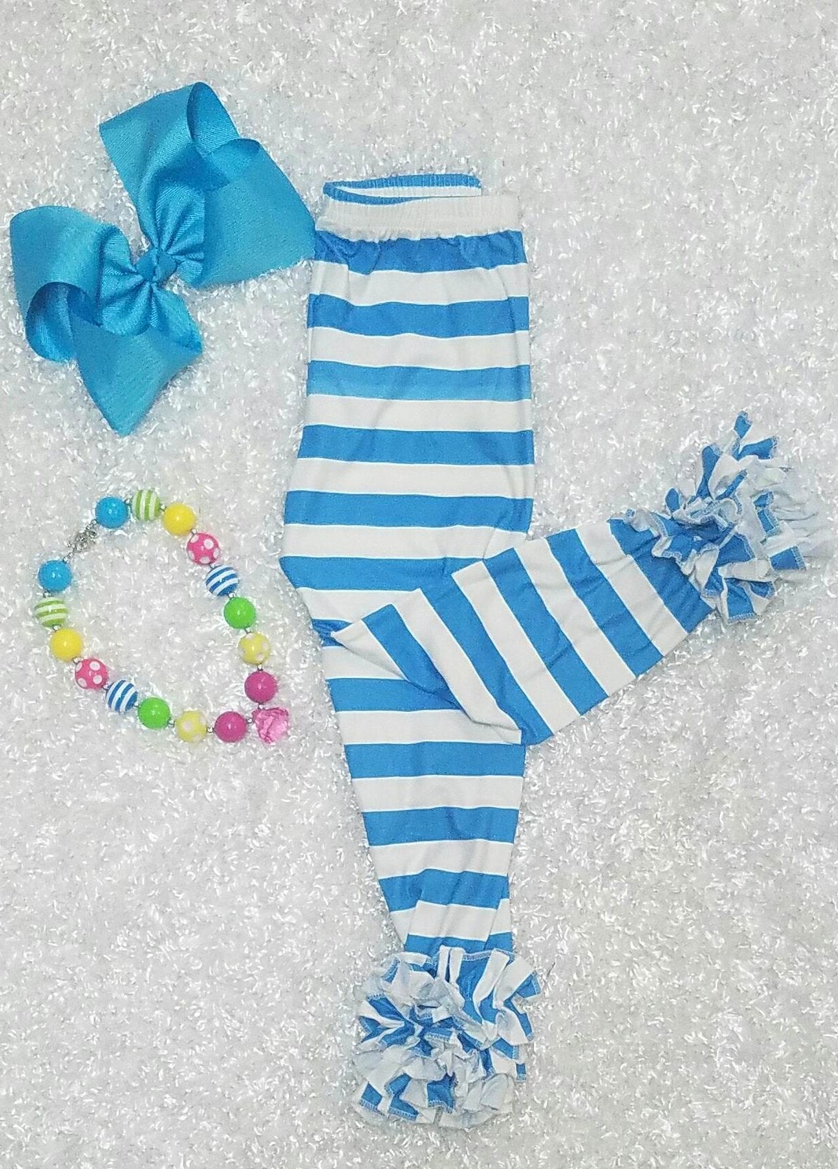 Blue and White Icing Pants - Momma G's Children's Boutique, Screen Printing, Embroidery & More