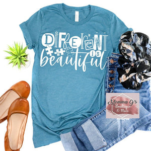 Different is Beautiful - Momma G's Children's Boutique, Screen Printing, Embroidery & More