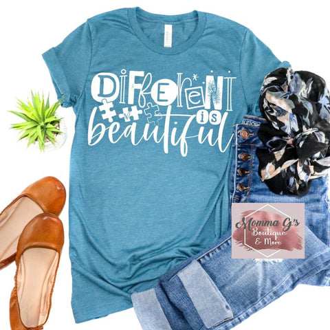 Different is Beautiful - Momma G's Children's Boutique, Screen Printing, Embroidery & More