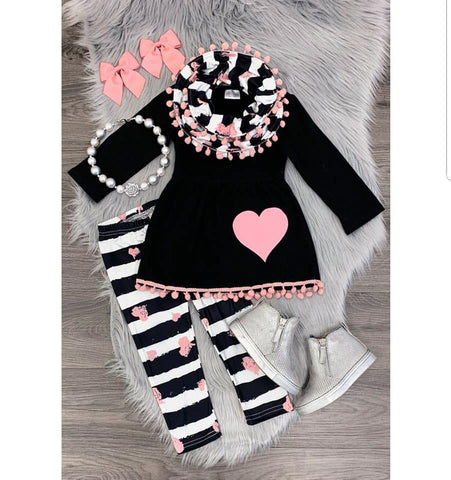 Heart Fringe - Momma G's Children's Boutique, Screen Printing, Embroidery & More