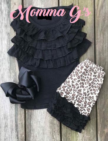Leopard Print Set - Momma G's Children's Boutique, Screen Printing, Embroidery & More