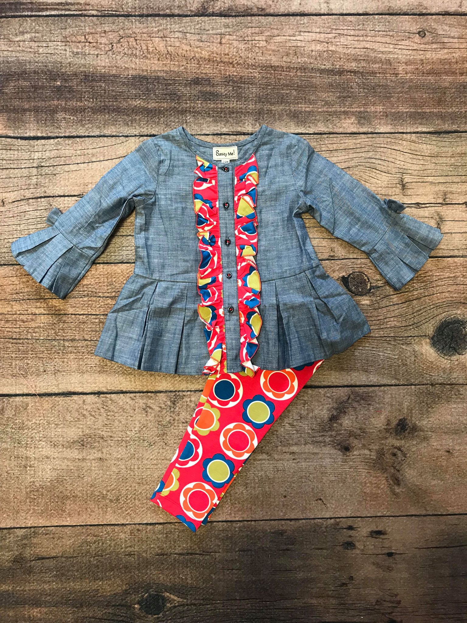 Sassy Me! Bohemian Babes Dress Set - Momma G's Children's Boutique, Screen Printing, Embroidery & More
